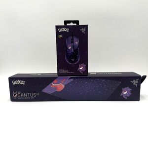 Razer Gigantus V2 Mouse Pad and Razer Cobra Mouse Pokemon Gengar Edition Bundle